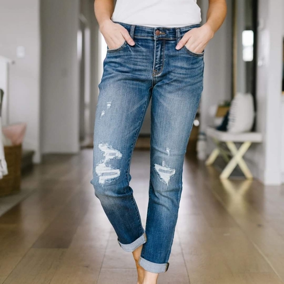 judy blue jeans boyfriend fit